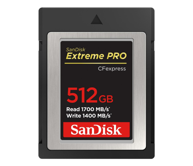 Sandisk 512GB Extreme PRO CFexpress 1700/1400 MB/s - 714335 - zdjęcie